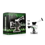 ES24768 EG Glass Mini Space Rig in black color with gift box packaging
