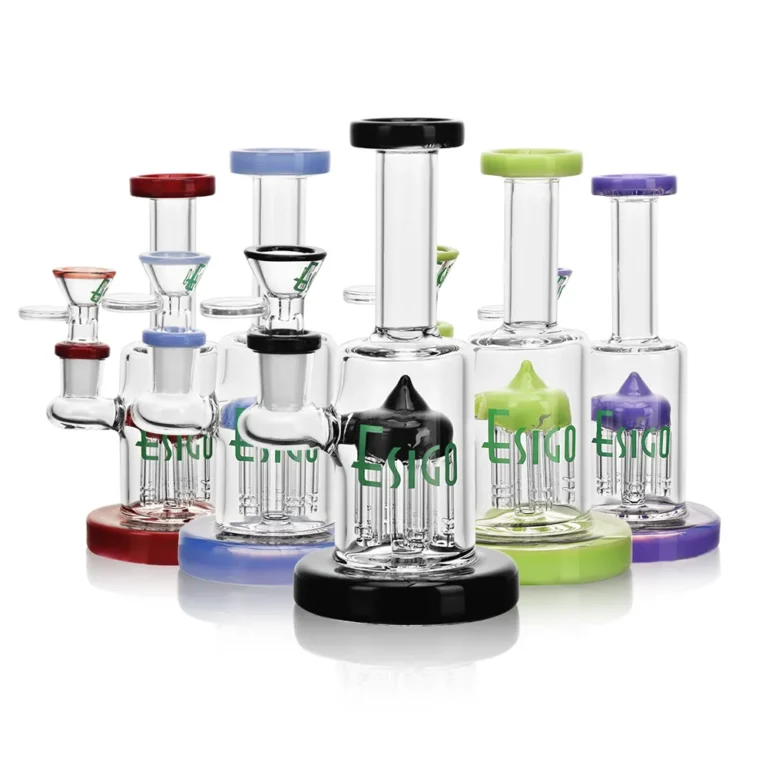 ES24797 EG Glass Mini Tree Perc Dab Rig all colors