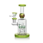 ES24798 EG Glass 6.3 Inch Mini Candy Dab Rig in green color
