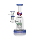 ES24798 EG Glass 6.3 Inch Mini Candy Dab Rig in blue color