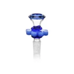 ESBW2418 Esigo Cute Flower Glass Bong Bowl in blue color