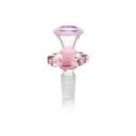 ESBW2418 Esigo Cute Flower Glass Bong Bowl in pink color