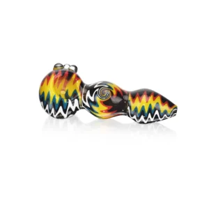 ESH23229 Contrasting Colors Wig-Wag Hand Pipe in color option 3