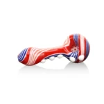 ESH23259 Colorful Marble Wig-Wag Hand Pipe in color option 4