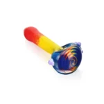 ESH23269 Classical Color Wig-Wag Hand Pipe in color option 1