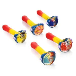 ESH23269 Classical Color Wig-Wag Hand Pipe all colors