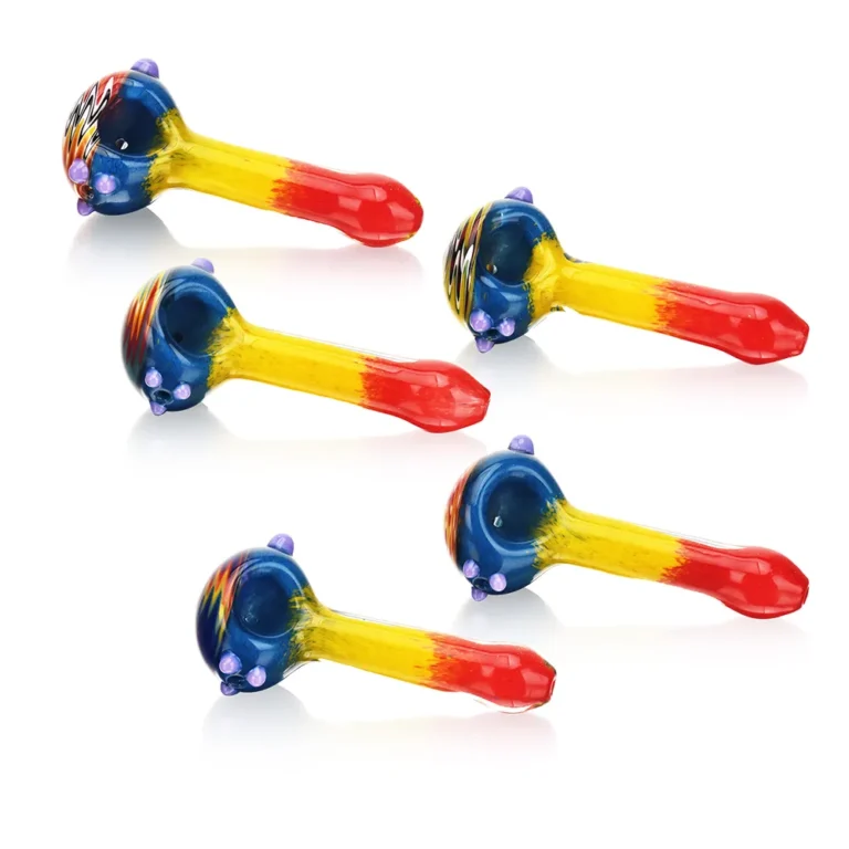 ESH23269 Classical Color Wig-Wag Hand Pipe all colors