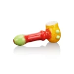 ESH2421 Vibrant Slime Style Glass Hand Pipe in color option 1