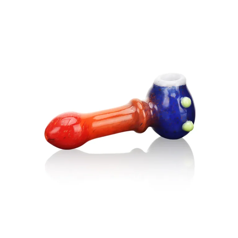 ESH2421 Vibrant Slime Style Glass Hand Pipe in color option 3