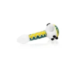 ESH2423 Handcrafted Wig Wag Hand Pipe in white color