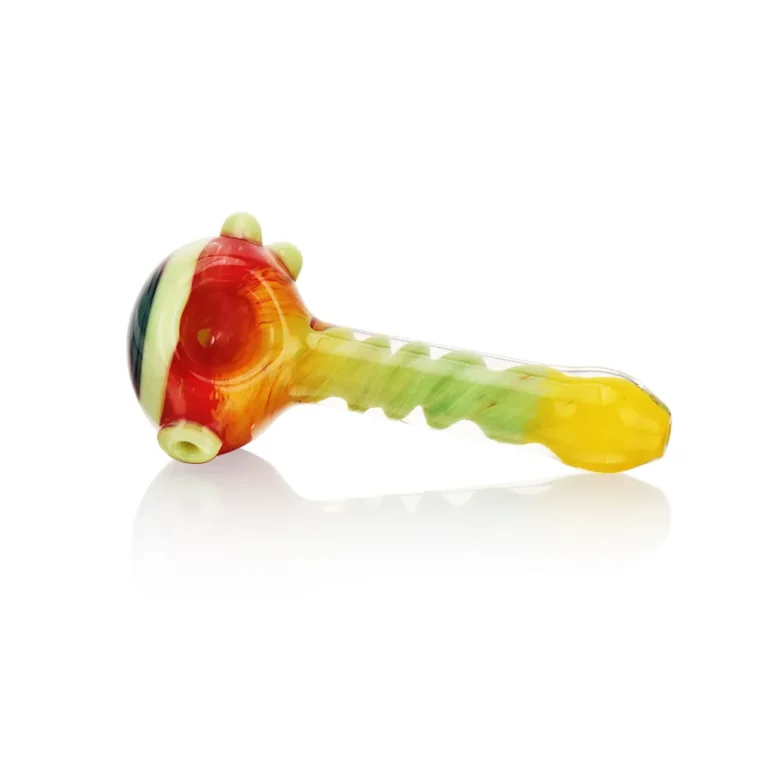ESH2424 Color Cane Glass Spoon Pipe in color option 2