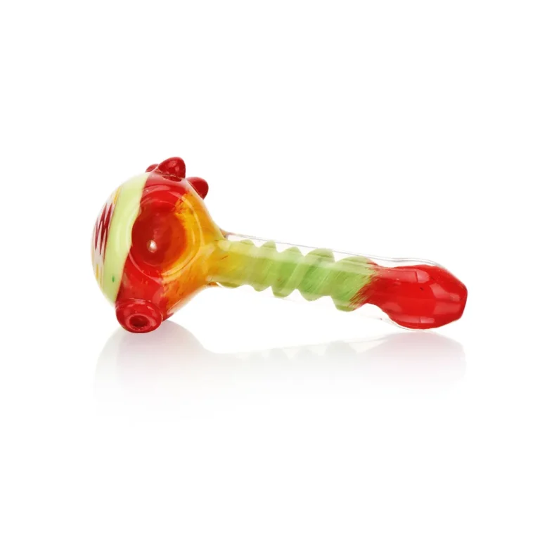 ESH2424 Color Cane Glass Spoon Pipe in color option 4