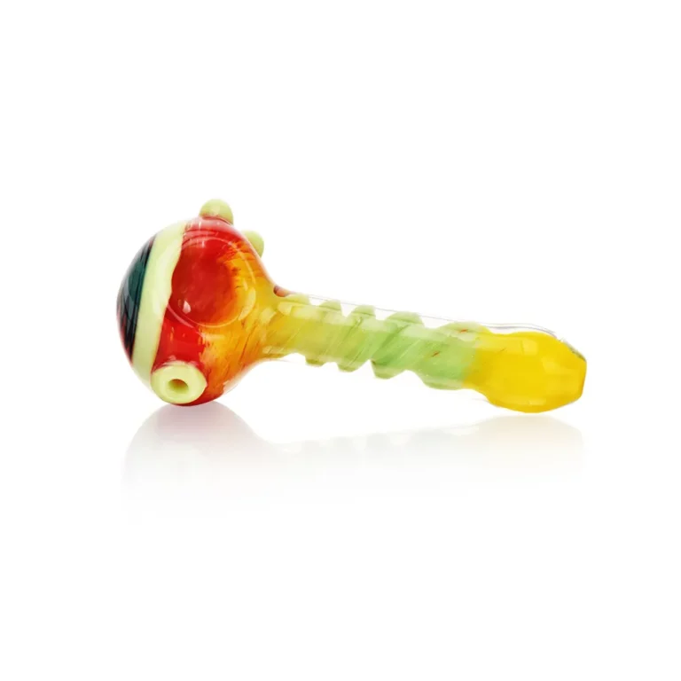 ESH2424 Color Cane Glass Spoon Pipe in color option 5