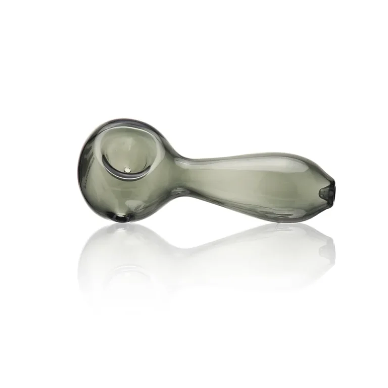 ESH2549 EG Glass 5.4" Classic Spoon Hand Pipe in black color