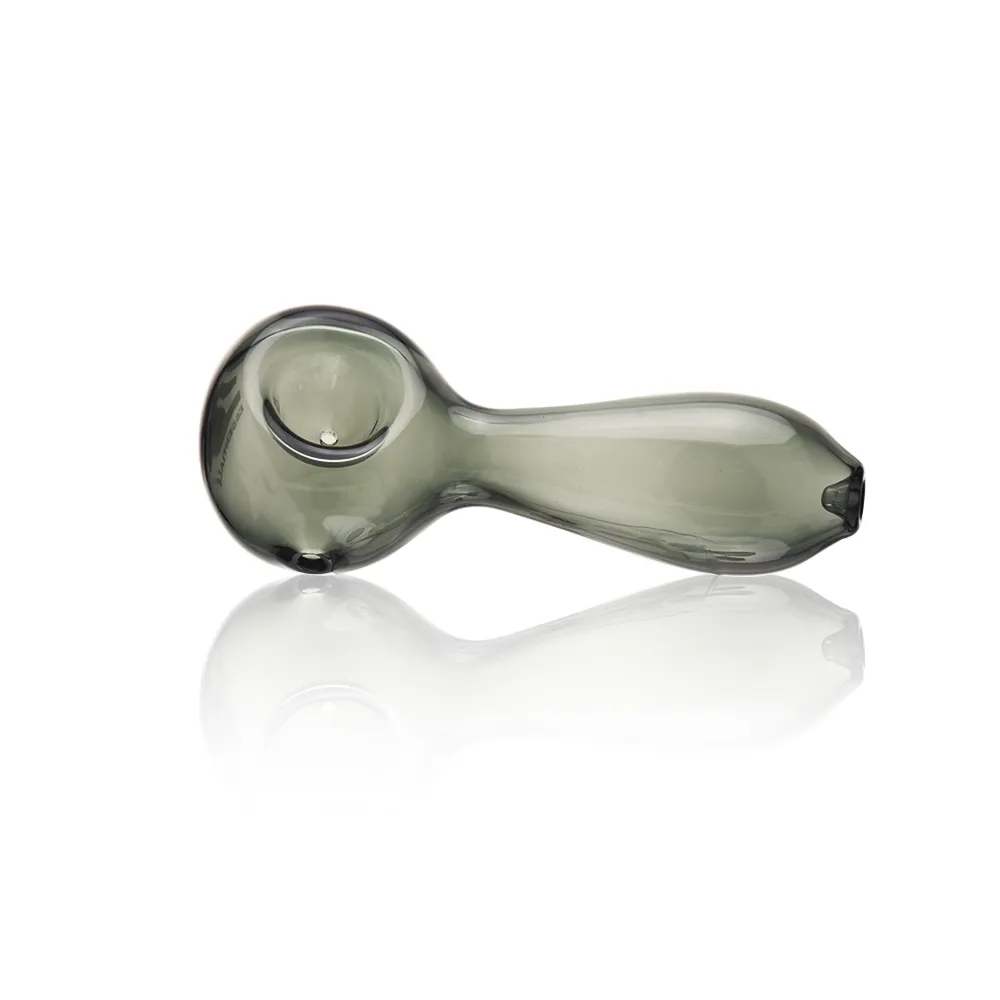 ESH2549 EG Glass 5.4" Classic Spoon Hand Pipe in black color