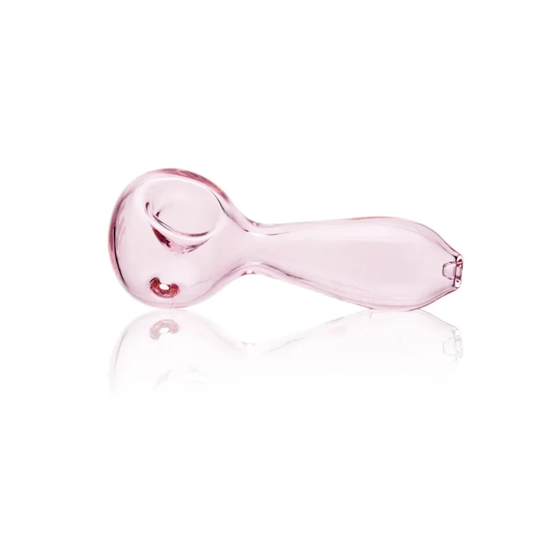 ESH2549 EG Glass 5.4" Classic Spoon Hand Pipe in pink color