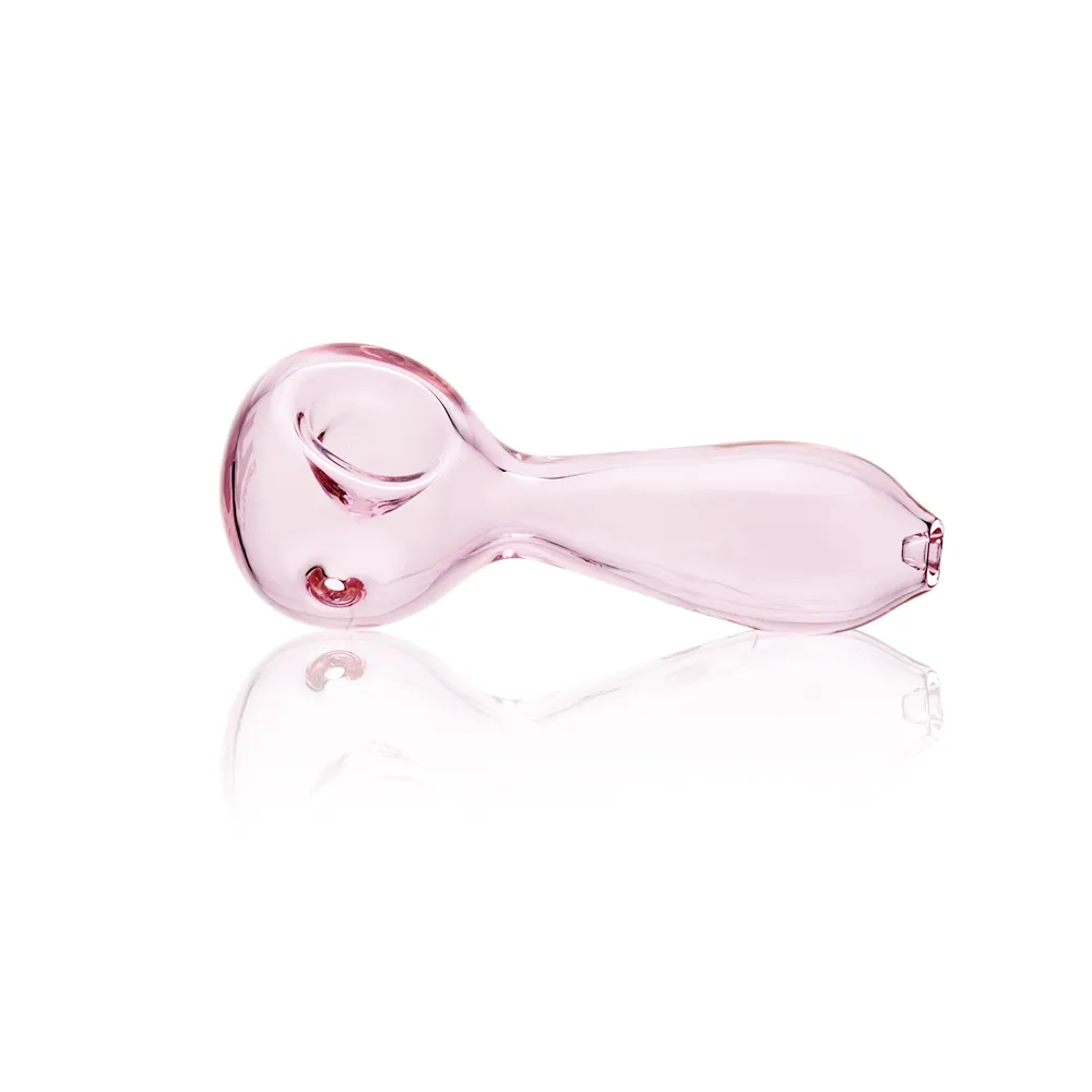 ESH2549 EG Glass 5.4" Classic Spoon Hand Pipe in pink color