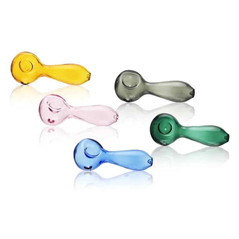 ESH2549 EG Glass 5.4" Classic Spoon Hand Pipe all colors