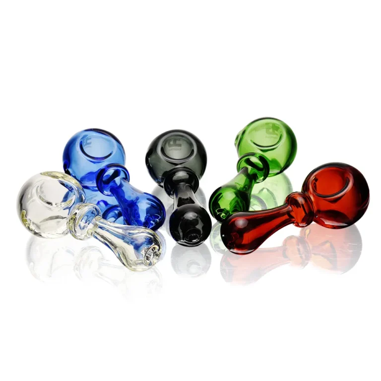 ESH2550 4.4" Classic Glass Spoon Pipe with Ergonomic Grip all colors