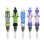 NC2346 Solid Bullet Dab Straw all color options