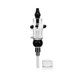 NC2405 Unicorn Nectar Collector — Elegant & Portable Dab Straw in black color