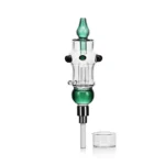 NC2405 Unicorn Nectar Collector — Elegant & Portable Dab Straw in transparent green color