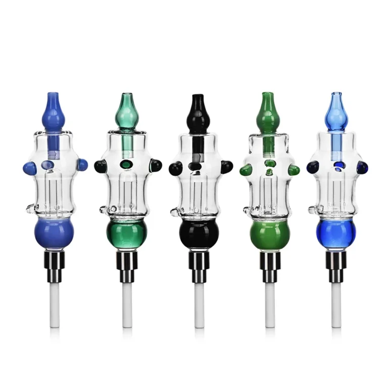 NC2405 Unicorn Nectar Collector — Elegant & Portable Dab Straw all colors