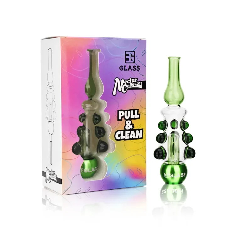 NC2523 6.5" Modular "Pull & Clean" Bubble Grip Nectar Collector with gift box