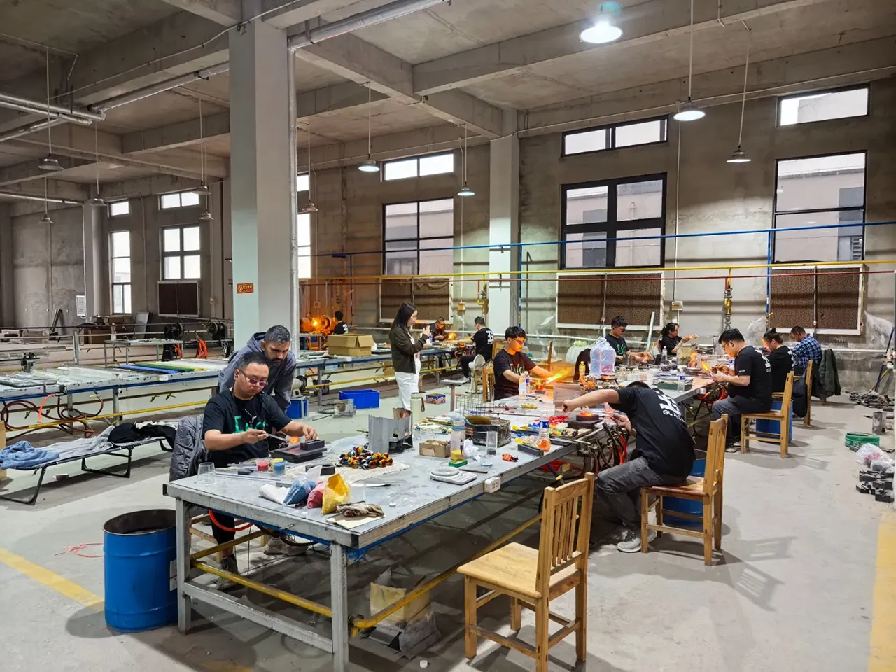 for supply capability, eg glass workshop can produce 10 containers glass pipes per month